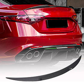 Спойлер V5 (Сухий карбон) для Alfa Romeo Giulia 2016-2022 рр