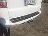 Накладка на задній бампер із загином (ABS-пластик) Матова для Volkswagen T5 Transporter 2003-2010 рр, фото 5