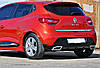 Задній дифузор DPT V-2 (чорний глянець) для Renault Clio IV 2012-2019 рр, фото 2