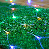 Гірлянда штора сетка LED 192 мультиколор 220В, фото 5
