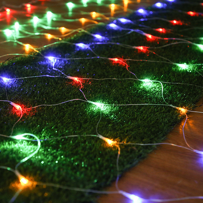 Гірлянда штора сетка LED 192 мультиколор 220В, фото 1