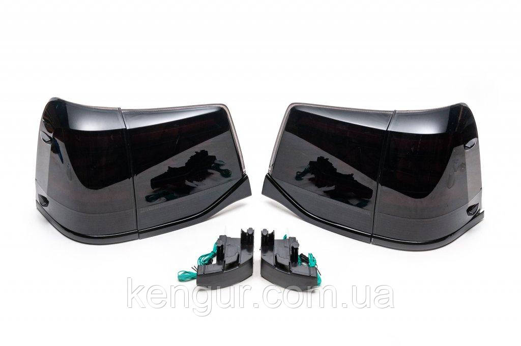 Задні ліхтарі 2016-2021 (Sequential Black) для Toyota Land Cruiser 200 рр, фото 1