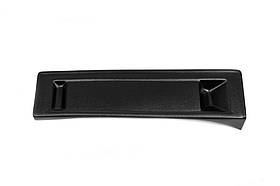 Універсальна підставка під номер на край бампера (пластик) Чорний мат