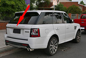 Задня накладка над номером (сіра) для Range Rover Sport 2005-2013 рр