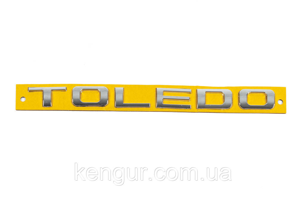Напис Toledo 210мм на 17мм для Seat Toledo 2012-2019 рр, фото 1