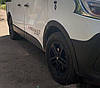 Накладки на арки (6 шт, чорні, ABS) для Renault Trafic 2015- рр, фото 9
