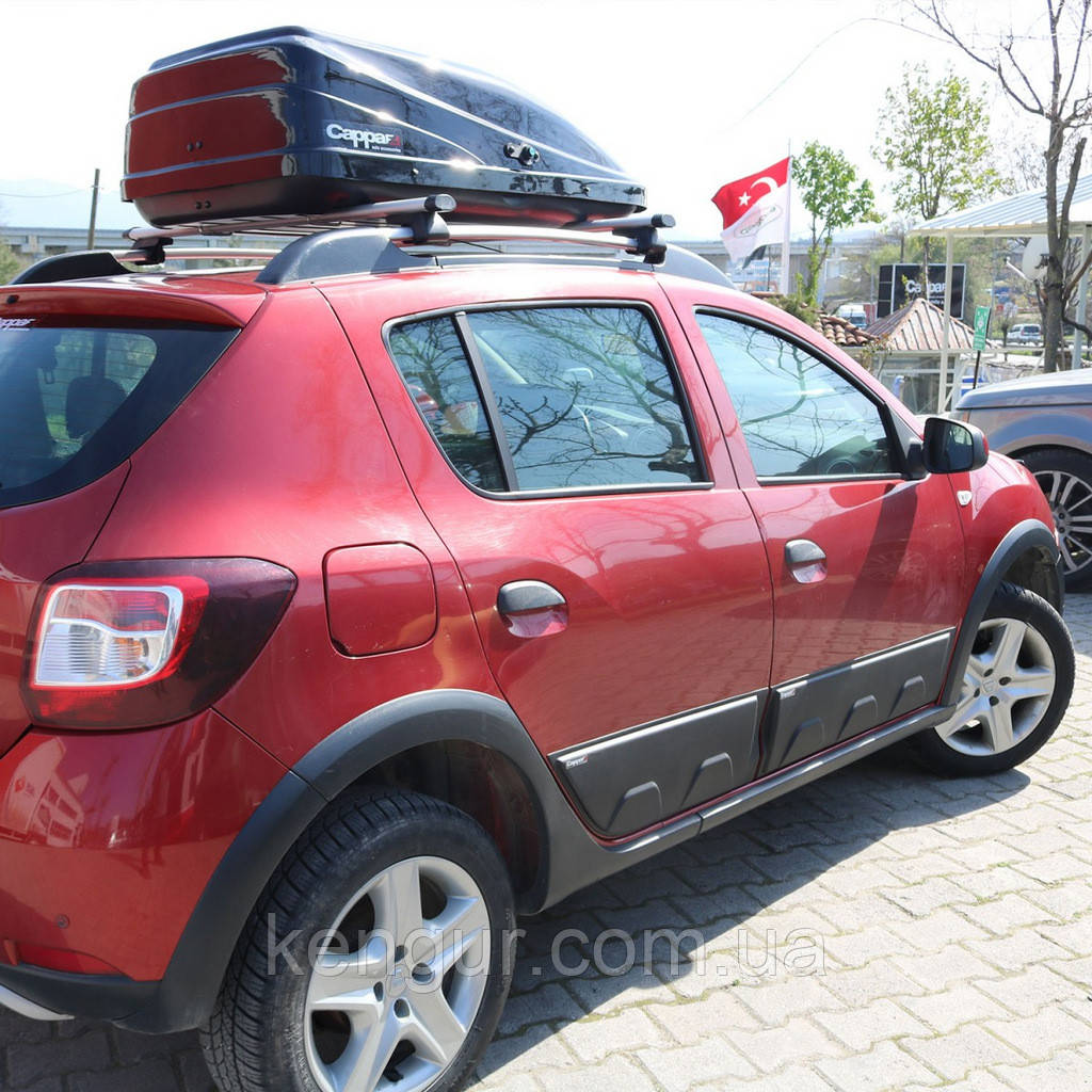 Молдинги (4 шт, ABS) для Renault Sandero 2013-2022 рр, фото 1