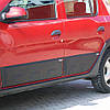 Молдинги (4 шт, ABS) для Renault Sandero 2013-2022 рр, фото 3