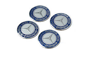 Наклейки на диски 56мм J1017 (4 шт) для Mercedes