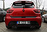 Накладка на задній бампер EuroCap (ABS) для Renault Clio IV 2012-2019 рр, фото 6