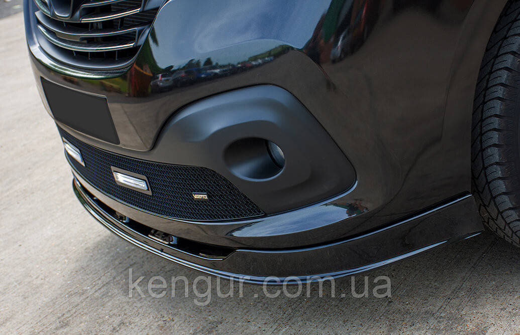 Передня лип накладка 2015-2020 (ABS) для Renault Trafic 2015- рр, фото 1