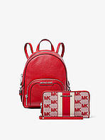 Жіночий набір Jaycee Michael Kors рюкзак та гаманець 1159845979 (Червоний One size)