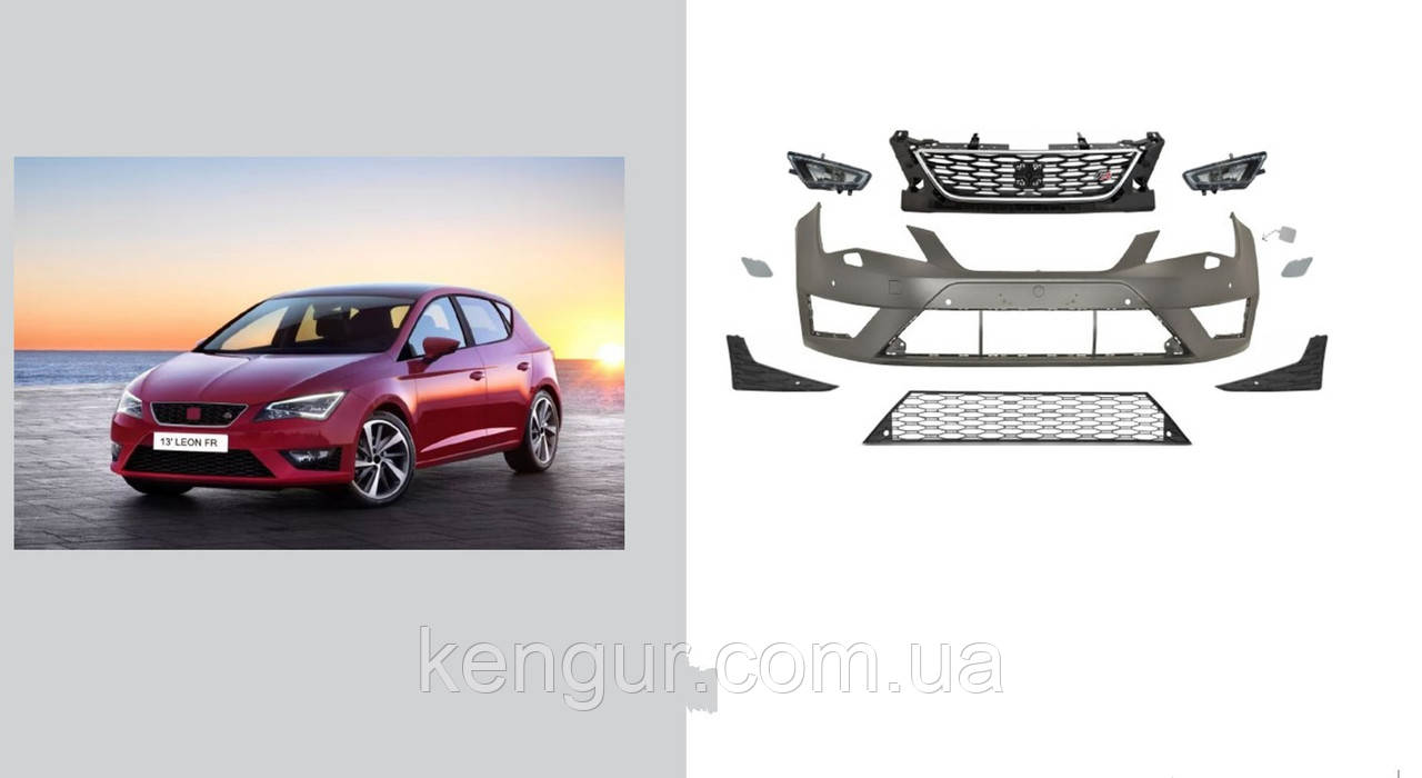 Комплект обвісів FR (Для 2013-2017) для Seat Leon рр, фото 1