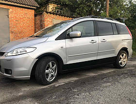 Накладки на арки (4 шт, чорні) 2005-2008, ABS-пластик для Mazda 5 рр