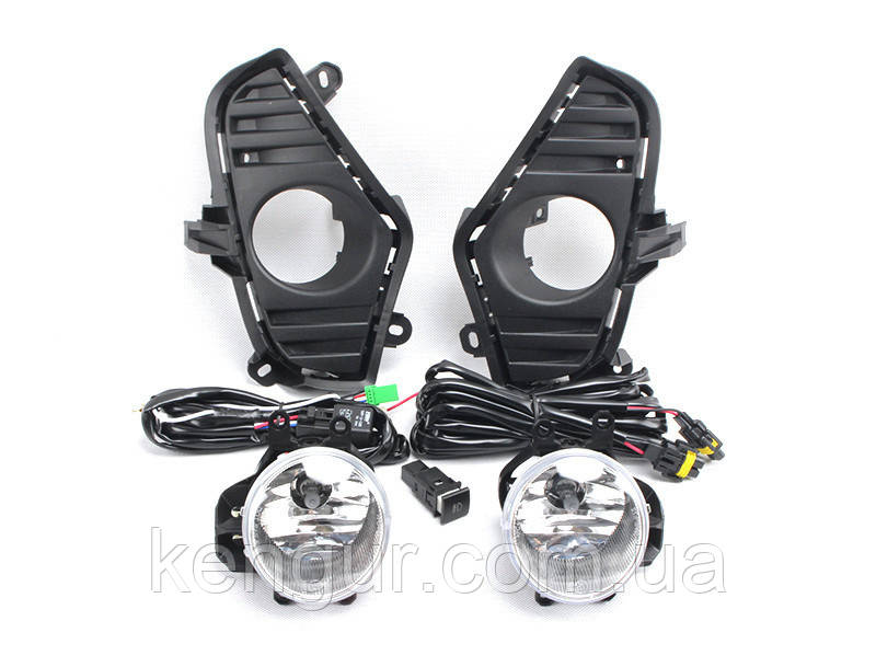 Протитуманки (2 шт, галогенні) для Toyota Rav 4 2019- рр, фото 1