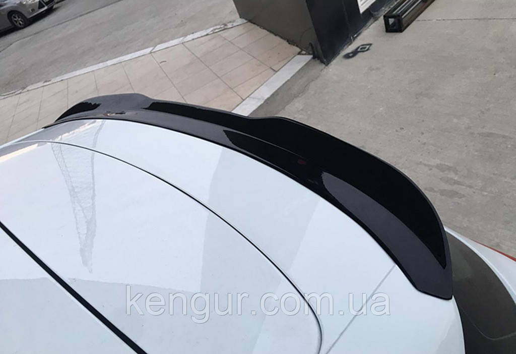 Спойлер DPT V-1 (чорний глянець) для Renault Clio V 2019- рр, фото 1