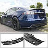 Дифузор заднього бампера V2 (2012-2016, Карбон) для Tesla Model S 2012- рр, фото 2