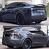 Дифузор заднього бампера (для Plaid 2021-2025, Карбон) для Tesla Model X 2015- рр, фото 3