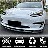 Накладка на передній бампер Lip V5 (2017-2023, Карбон) для Tesla Model 3 2017- рр, фото 2