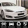 Накладка на передній бампер Lip (2016-2021, Карбон) для Tesla Model S 2012- рр, фото 2