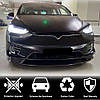 Накладка на передній бампер Lip (2015-2021, Карбон) для Tesla Model X 2015- рр, фото 3