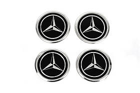 Наклейки на ковпачки V1 60мм (4шт) для Mercedes