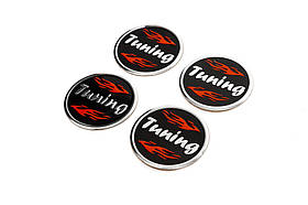 Наклейки на ковпачки Tuning V1 60мм (4шт)