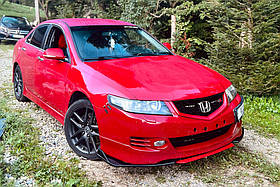 Передня лип накладка Niken Red (ABS) для Honda Accord VII 2002-2007 рр