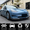 Накладки на пороги V3 (2017-2023, Карбон) для Tesla Model 3 2017- рр, фото 2