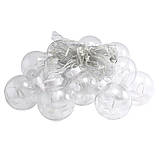 Гірлянда штора світлодіодні кульки 3* 0,9м 12 предметів мультиколор 220В, фото 4