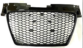 Передня решітка RS-style (без лого, 2008-2014, чорна) для Ауди ТТ рр