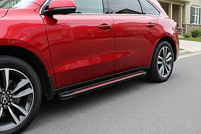 Бокові пороги Maya Red (2 шт., Алюміній) для Acura MDX 2013-2020 рр