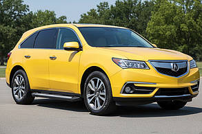 Бокові пороги Vision New Black (2 шт., Алюміній) для Acura MDX 2013-2020 рр