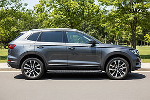 Бокові пороги Bosphorus Black (2 шт., Алюміній) для Acura MDX 2013-2020 рр