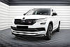 Передня Lip накладка DPT (чорний глянець) для Skoda Kodiaq 2016-2023 рр, фото 2