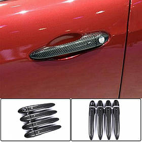 Накладки на ручки (Карбон) для Maserati Levante 2016- рр