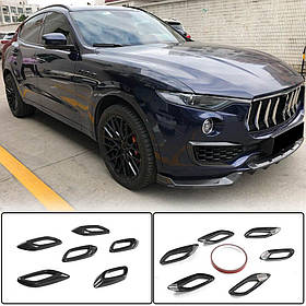 Накладки на передні крила (Карбон) для Maserati Levante 2016- рр