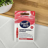 Міжзубні йоржики Dontodent (0,4 мм ISO0 рожеві), 6 шт