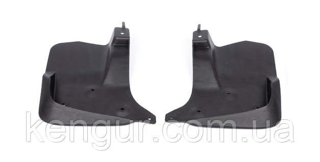 Передні бризковики (2 шт, під пороги з підсвіткою) для Toyota Land Cruiser 200 2007-2021 рр, фото 1