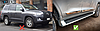 Передні бризковики (2 шт, під пороги з підсвіткою) для Toyota Land Cruiser 200 2007-2021 рр, фото 2