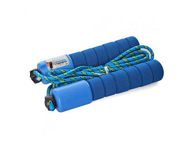 Скакалка 2,8м синій нейлон MS 0345-1 ТМ METR