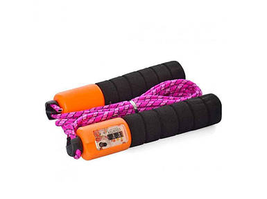 Скакалка 2,8м чорний нейлон MS 0345-1 ТМ METR