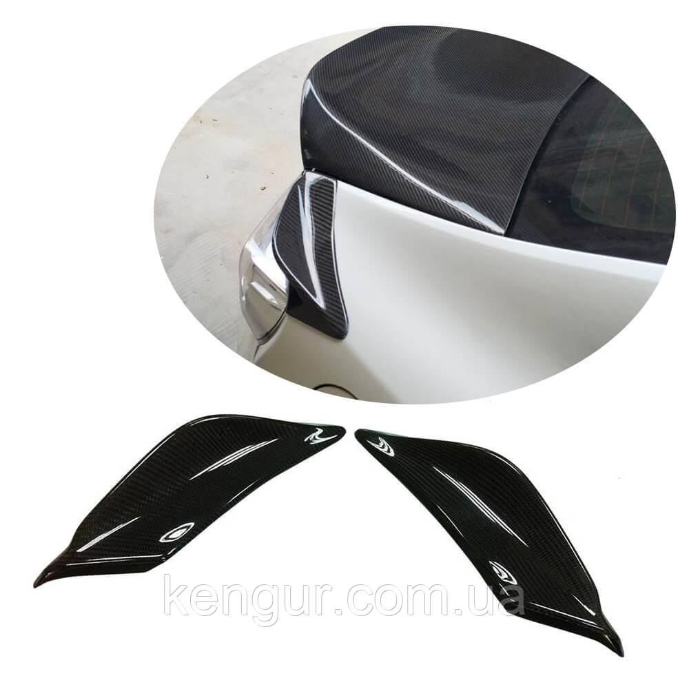 Накладки на задні крила (Карбон) для Subaru BRZ 2012-2021 рр, фото 1