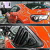 Накладки на задні вікна (Карбон) для Subaru BRZ 2012-2021 рр, фото 5