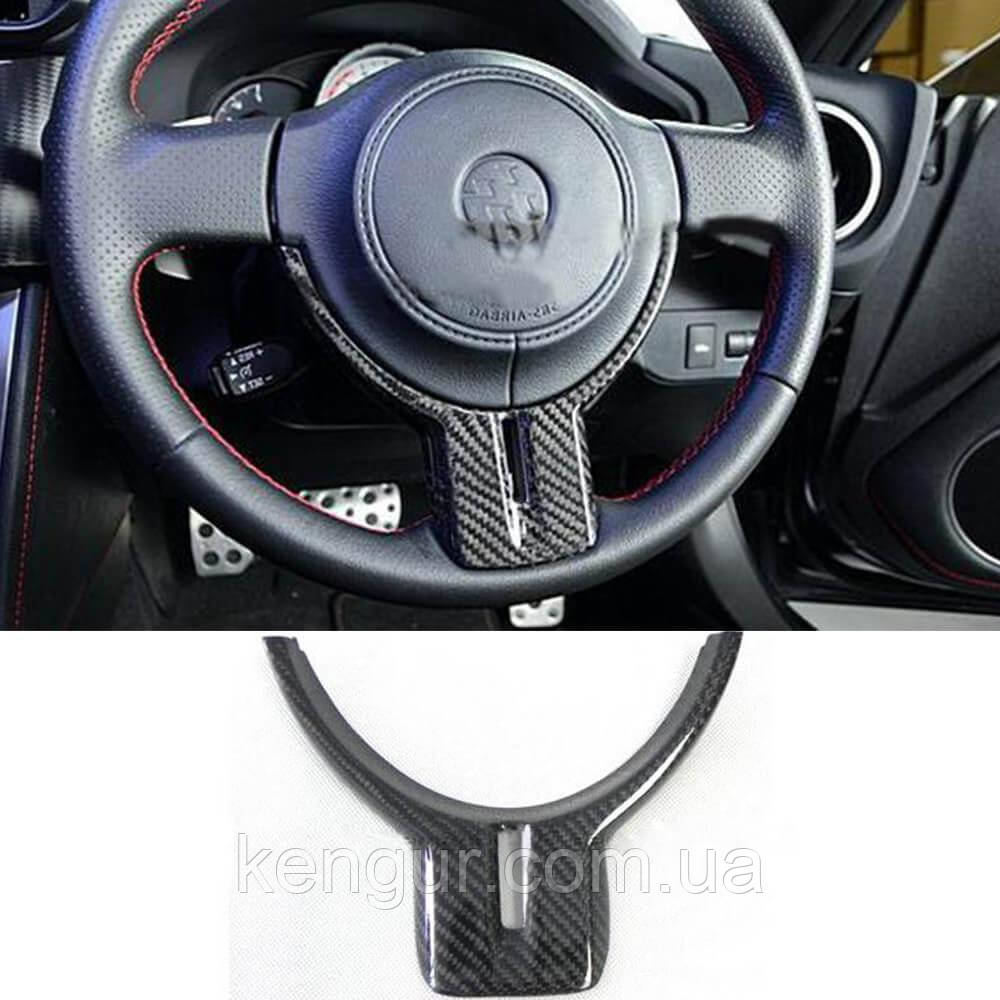 Наладка на кермо V1 (Кербон) для Subaru BRZ 2012-2021 рр, фото 1