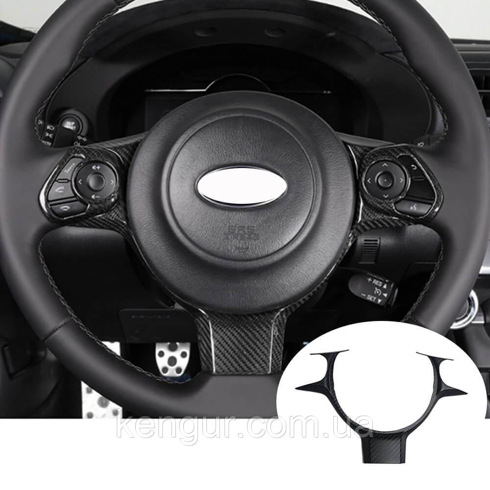 Наладка на кермо V2 (Карбон) для Subaru BRZ 2012-2021 рр, фото 1