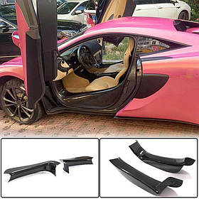 Накладки на пороги (Карбон) для McLaren 540C/570S 2015-2020 рр