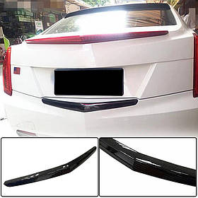 Накладка на задній бампер (Карбон) для Cadillac ATS 2012-2019 рр