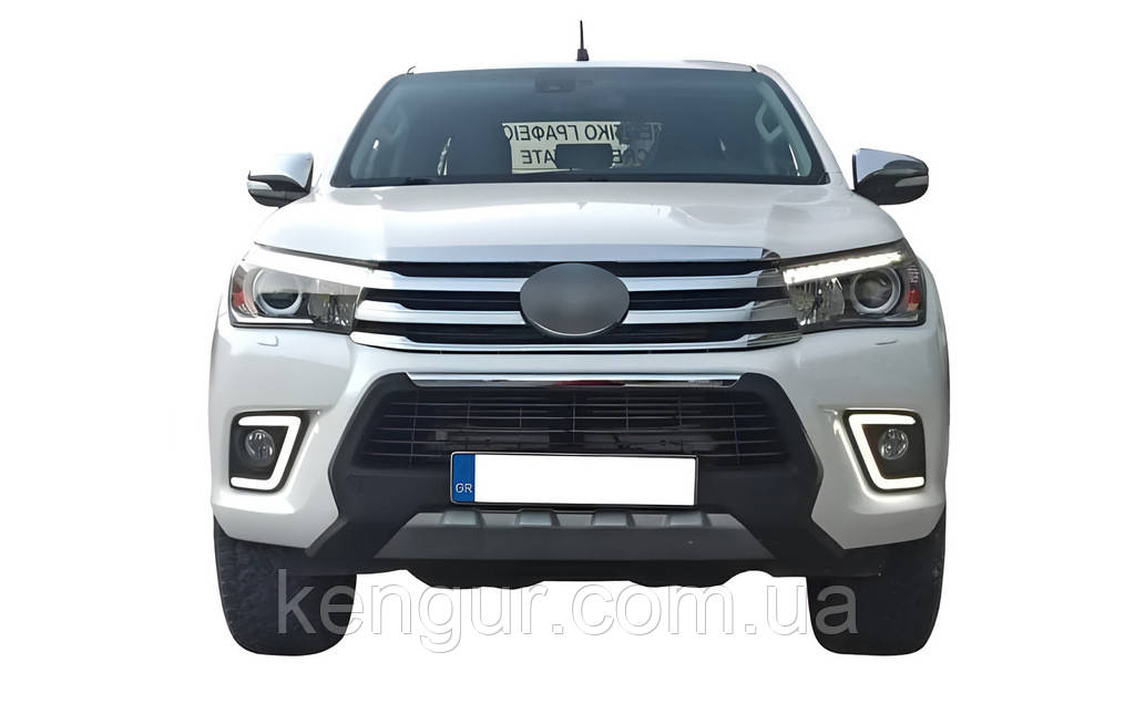 Передня оптика ОЕМ V2 2015-2019 (2 шт) для Toyota Hilux 2015- рр, фото 1