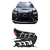 Передня оптика Lexus-design V2 2015-2019 (2 шт) для Toyota Hilux 2015- рр, фото 6